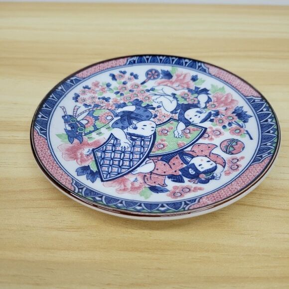 Vintage Japanese Mitsukoshi Handpainted Asian Plate - Picture 11 of 16